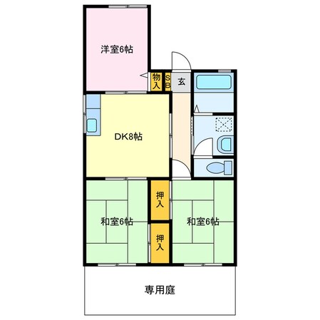 レティシア幸田町の物件間取画像